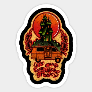 Spooky vanlife Sticker